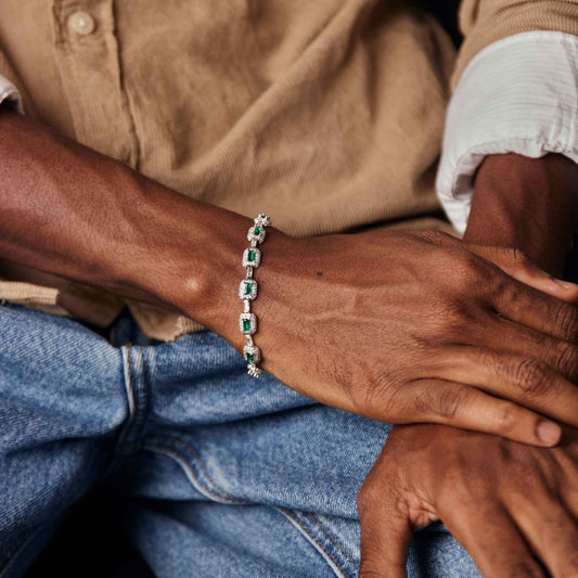 Emerald Luxe Link Bracelet