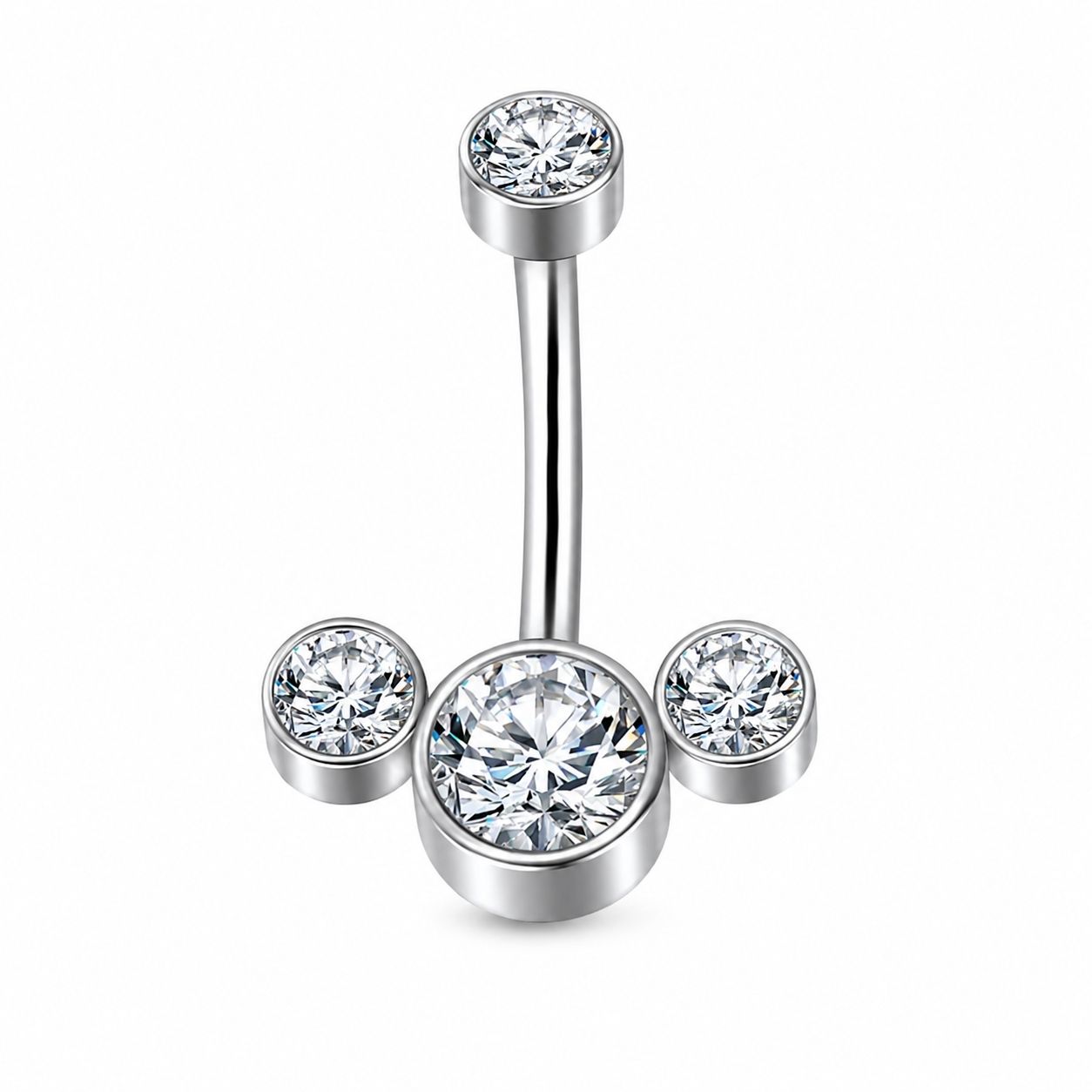 Titanium Luxury Navel Ring