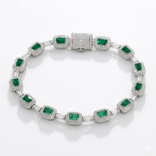 Emerald Luxe Link Bracelet