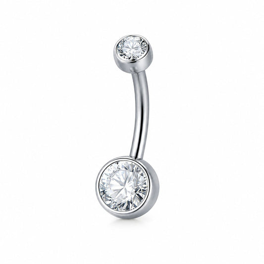 Titanium Luxury Navel Ring