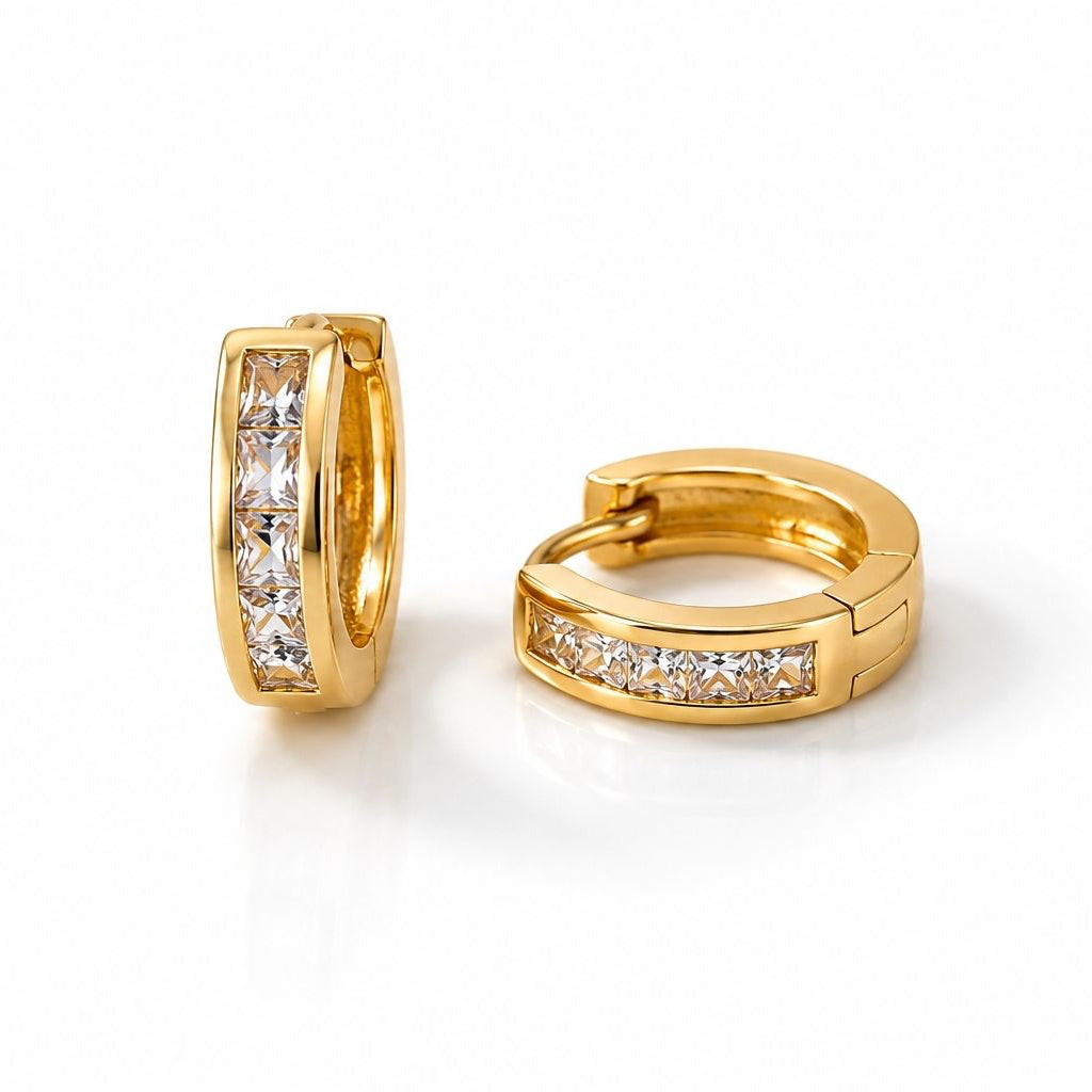 Classic huggie hoop earring