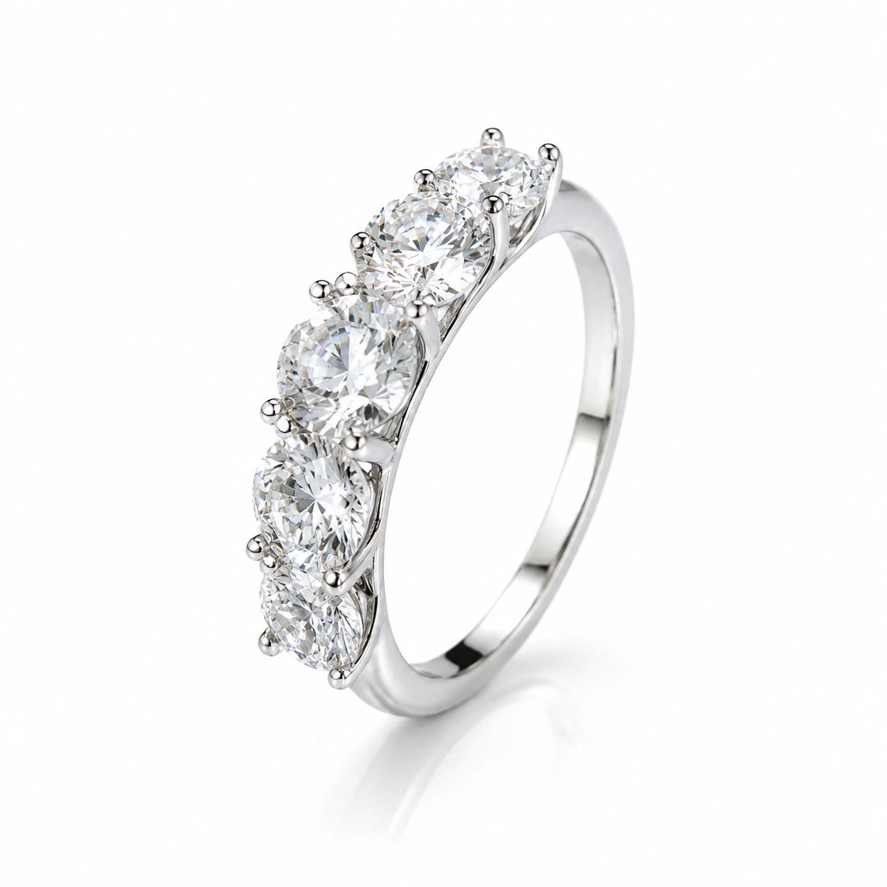 Moissanite Diamond Statement Ring